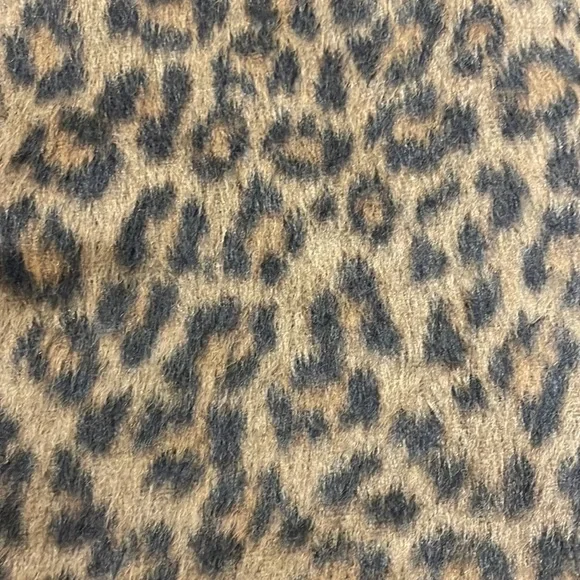 Old Navy Long-Line Cardigan Coat, Leopard, sz XS - Picture 5 of 13